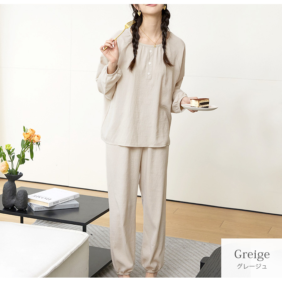 ルームウェア パジャマ 上下セット セットアップ ホーム 韓国