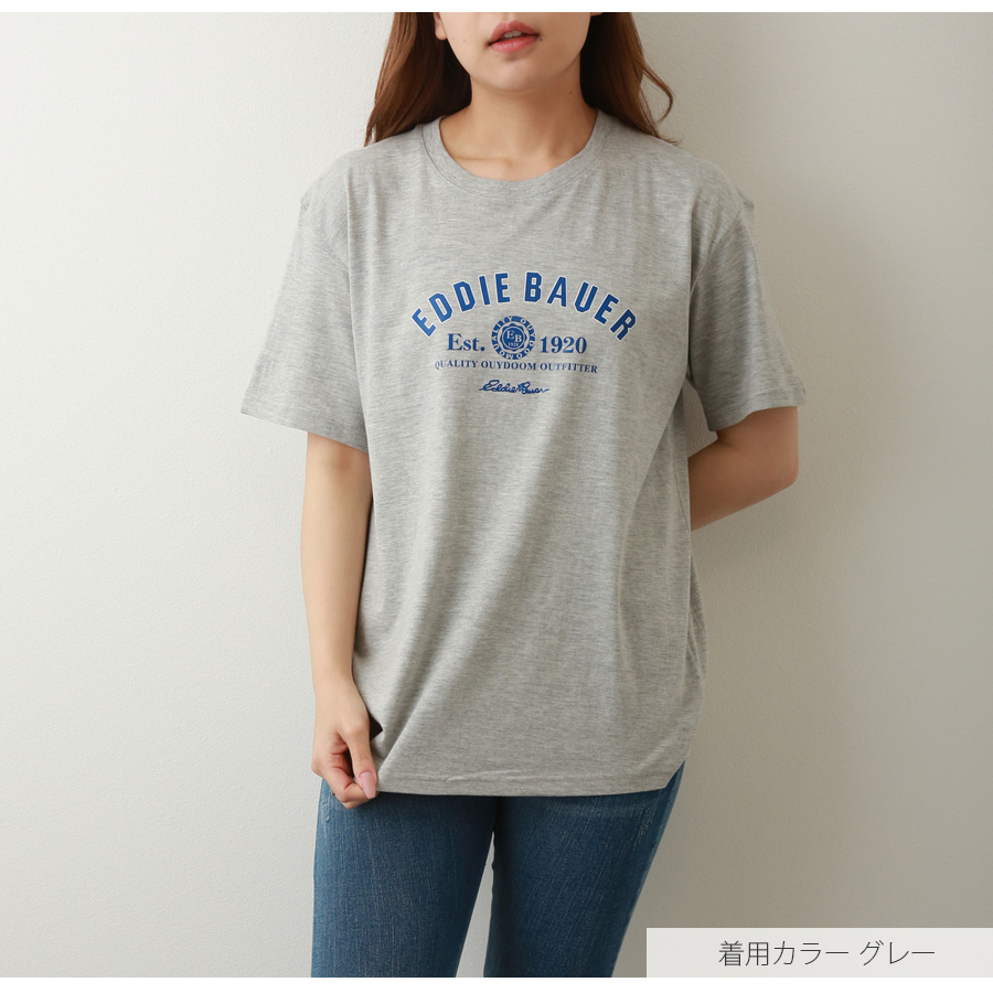 Tシャツ ロゴT 半袖 ミドル丈 ゆったり トップス ラウンドネック 大人