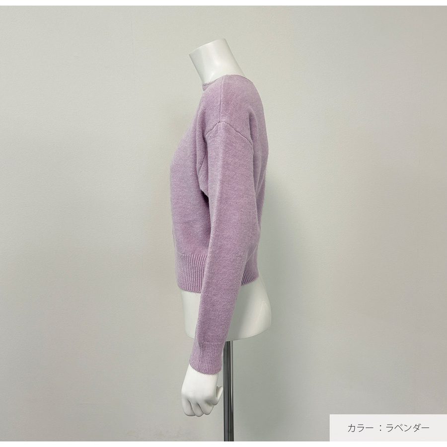ニットトップス セーター レディースニット 長袖 長そで 体型カバー 着まわし オフィスカジュアル クルーネック フリーサイズ プルオーバー JOCOSA 7270 |  | 09
