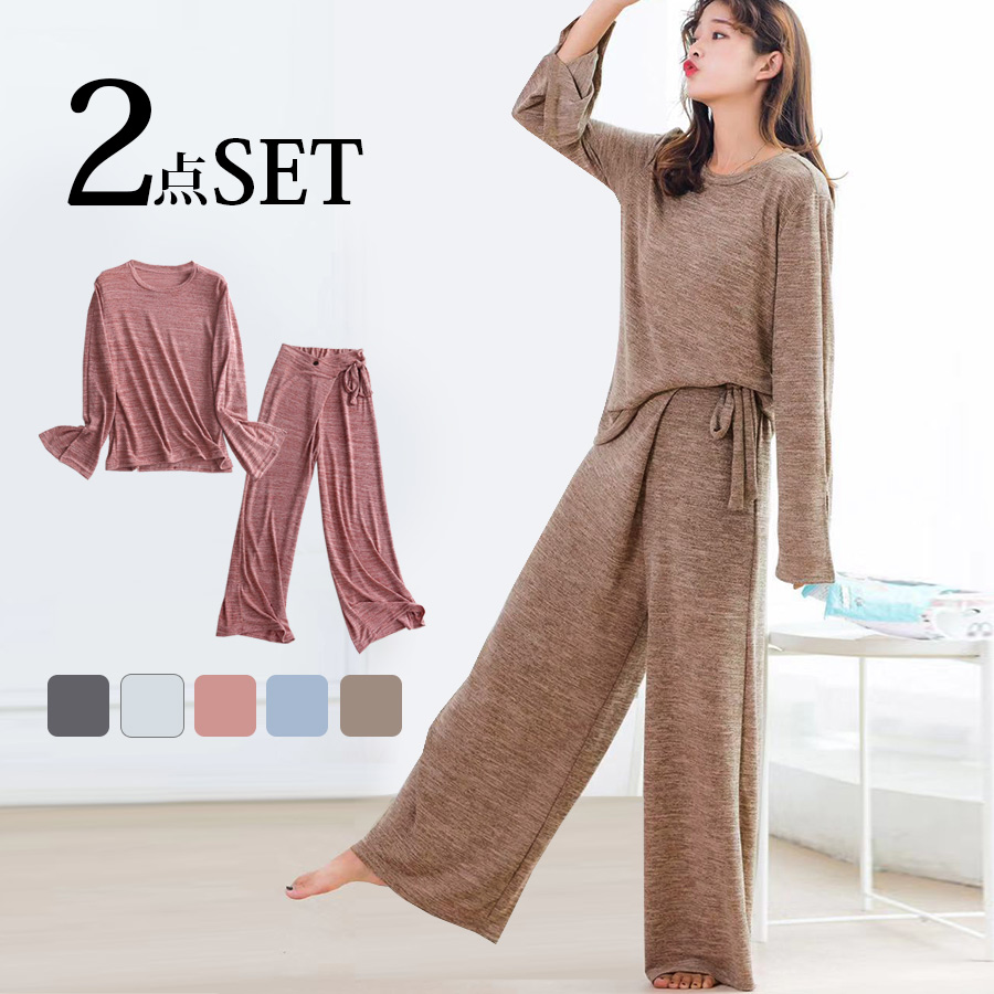 セットアップ ルームウェア パジャマ 部屋着 セット レディース 韓流