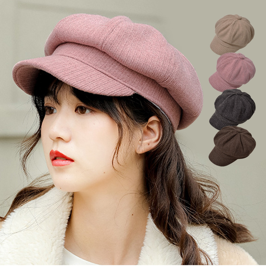千代田帽子　キャスケット　ベージュ　新品 8482.jpg