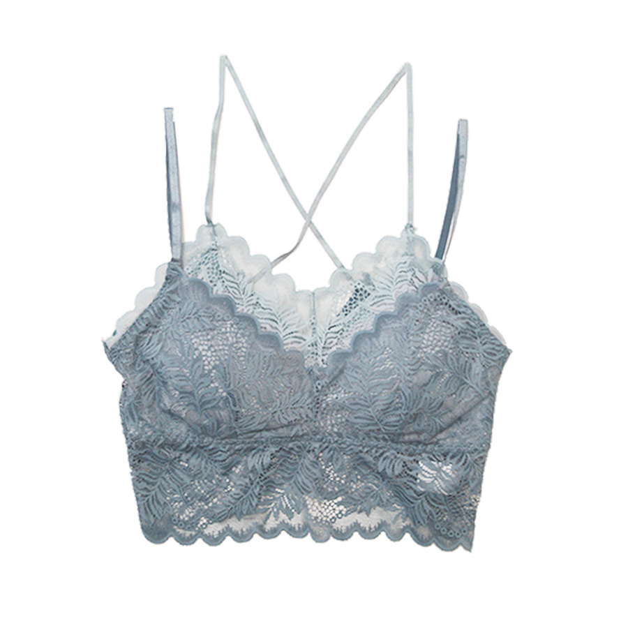 ブラトップ レース キャミソール カップ付き 総レース 見せブラ バック
