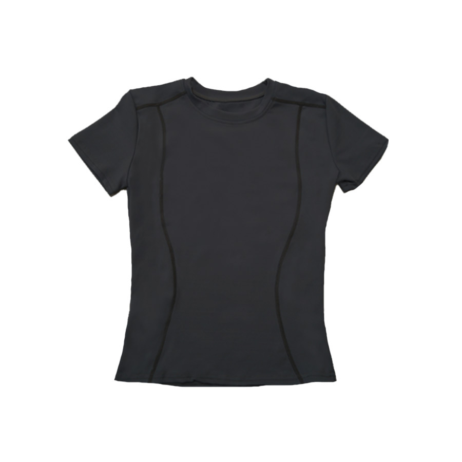 スポーツウェア トップス Tシャツ 半袖 レディース ブラック 黒 ピンク