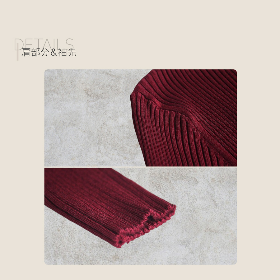 ニットワンピース レディース タートルネック ハイネック ロング