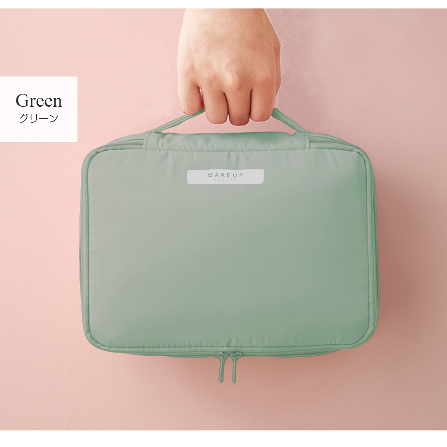 化粧ポーチ メイクポーチ 小物入れ 撥水 防水 大 携帯用 大容量 化粧品