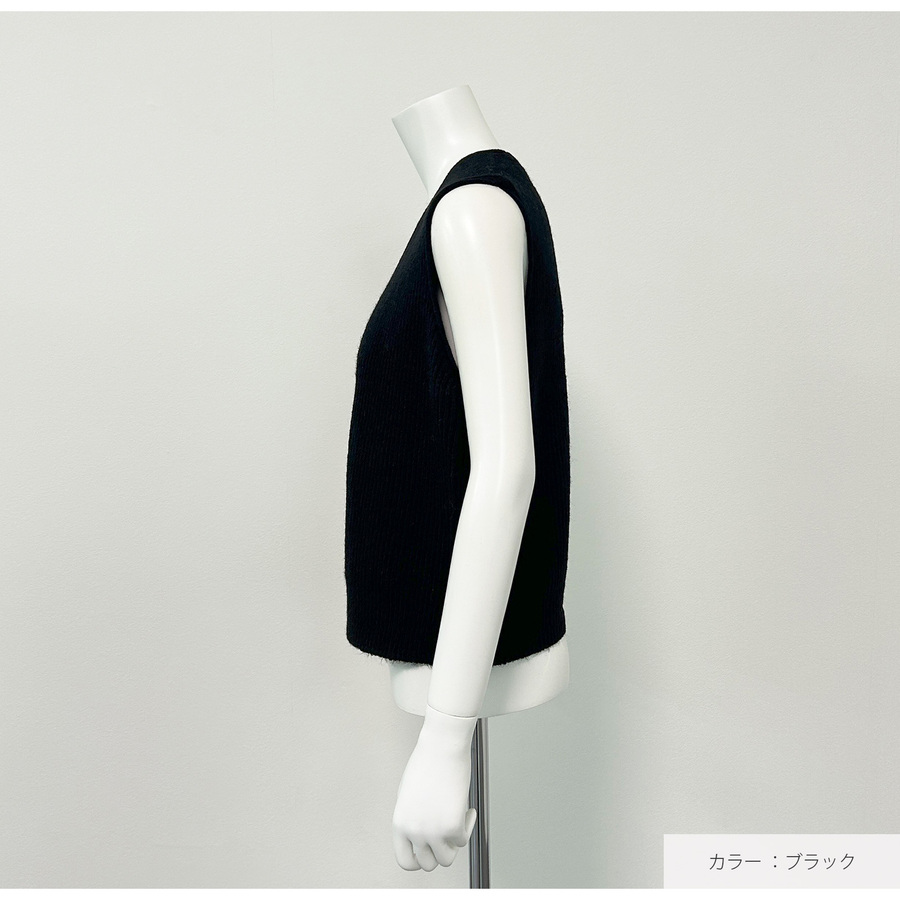ニットベスト レディース 前開き レイヤード オフィス 韓国ファッション 体型カバー オフィスカジュアル Vネック 5カラー 秋服 JOCOSA 9317 |  | 07