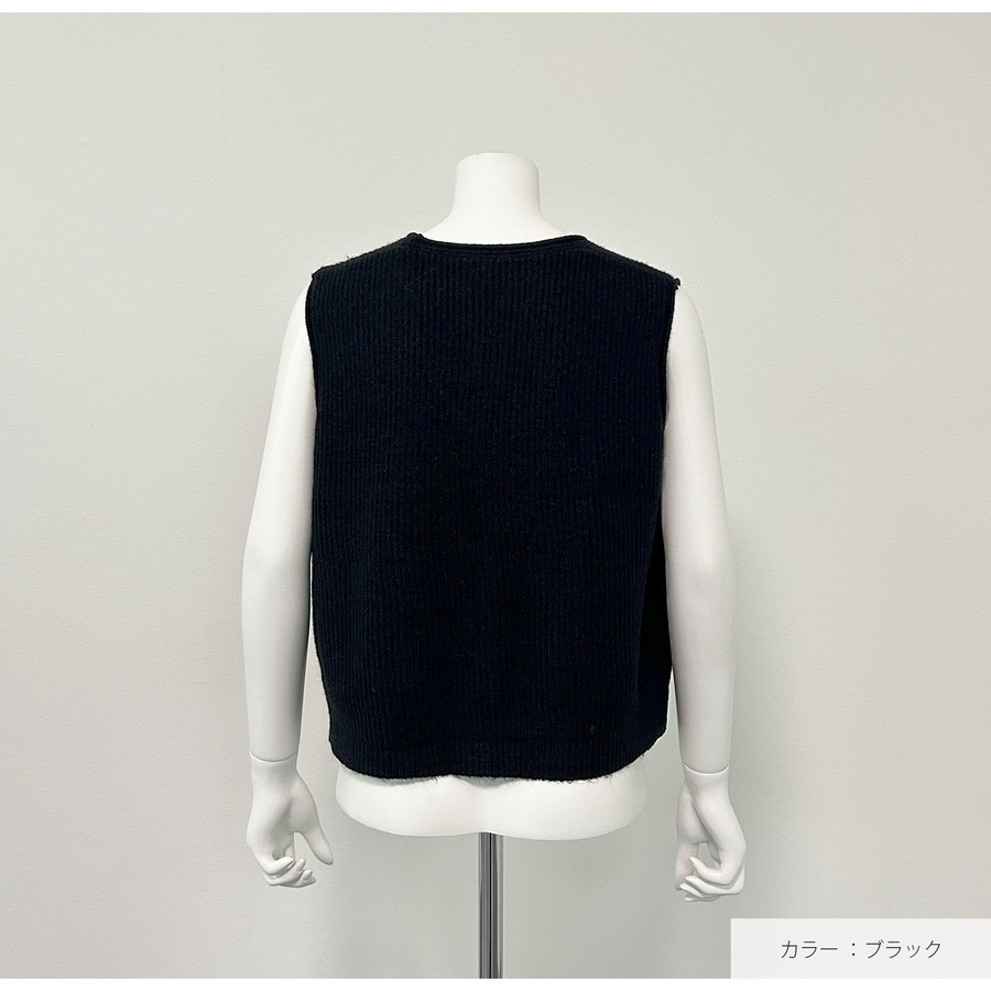 ニットベスト レディース 前開き レイヤード オフィス 韓国ファッション 体型カバー オフィスカジュアル Vネック 5カラー 秋服 JOCOSA 9317 |  | 08