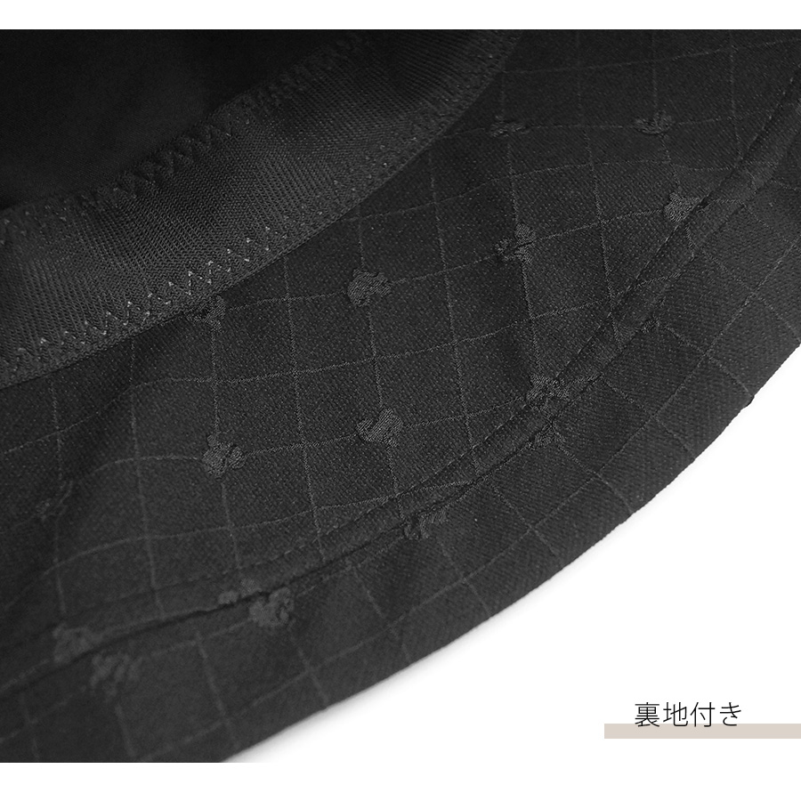 バケットハット 帽子 UV対策 紫外線対策 韓国ファッション レディース 新作 春 夏 秋 ブラック アイボリー フリーサイズ JOCOSA 9428｜jocosa｜12