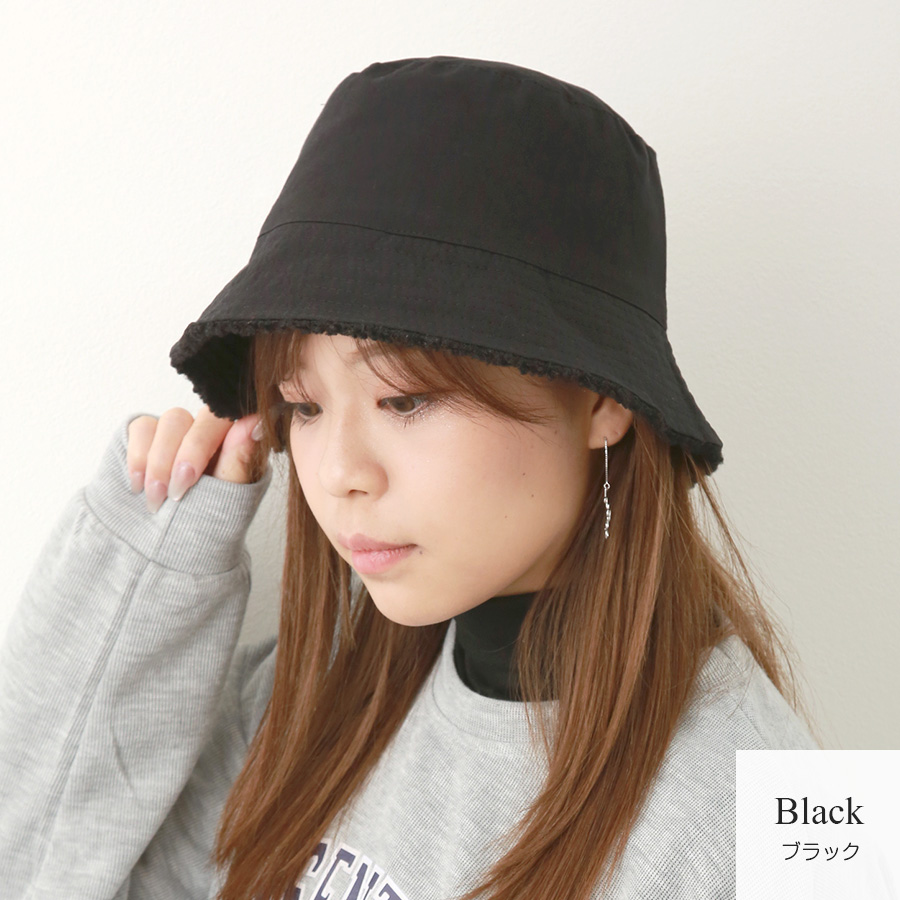 バケットハット 帽子 リバーシブル ボア レディース 秋 冬 新作