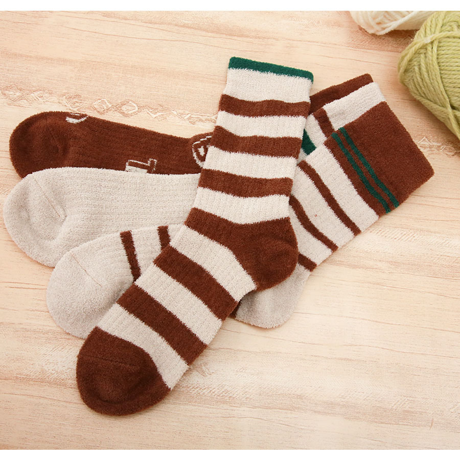 2足セット 靴下 レディース ルームソックス もこもこ靴下 セット