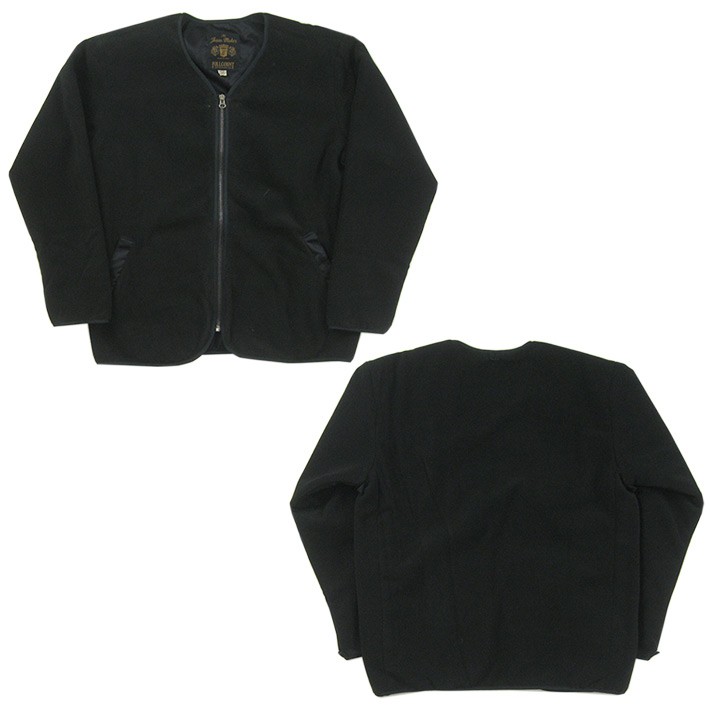 FULL COUNT/フルカウント フリース ライナー ジャケット ZIP FRONT FLEECE LINER LONG SLEEVE