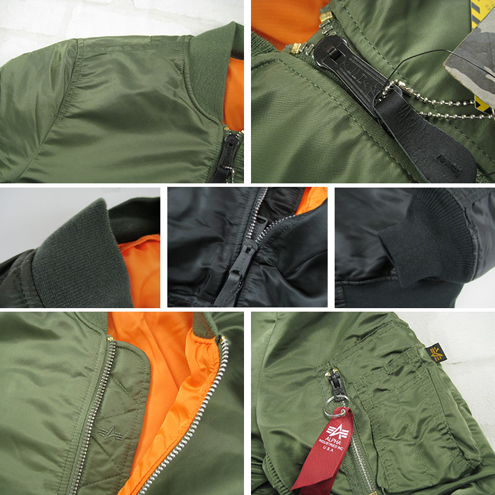 Alpha Industries ALPHA アルファ MA-1 JAPAN SPEC フライト