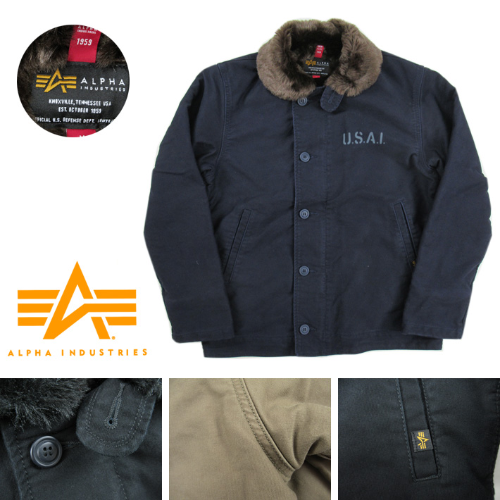 アルファ インダストリーズ/デッキジャケット Alpha Industries SALE セール ALPHA INDUSTRIES アルファ