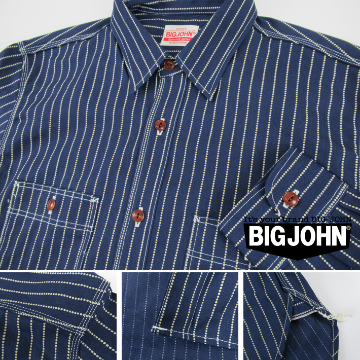 楽天市場】BIG JOHN MS003R 01 シャンブレー SELVEDGE CHAMBRAY