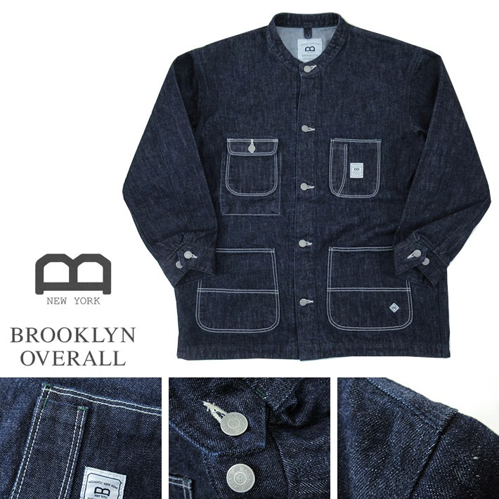 BROOKLYN OVERALL アメリカ製カバーオール　USA製 BROOKLYN OVERALL（ブルックリンオーバーオール） デニム カバーオール