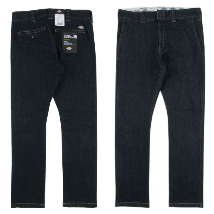 1.古着シャツパンツ Dickies（ディッキーズ） ストレッチナローパンツ ワンウォッシュ