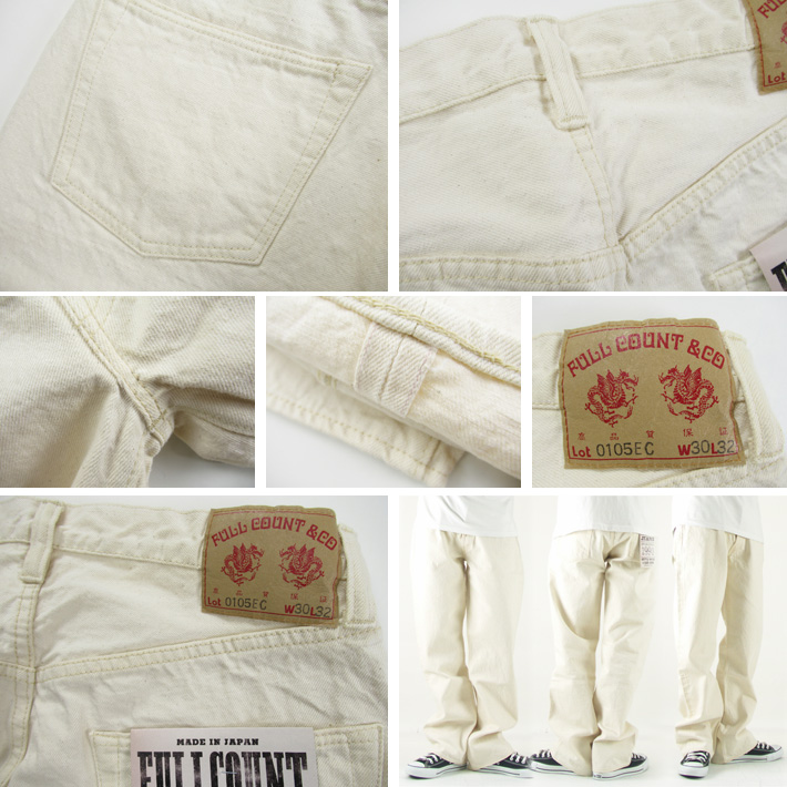 Full Count フルカウント キャスケット フリーサイズ ECRU 麻 FULLCOUNT フルカウント F キャップ 6843-24A 6Panel 帽子