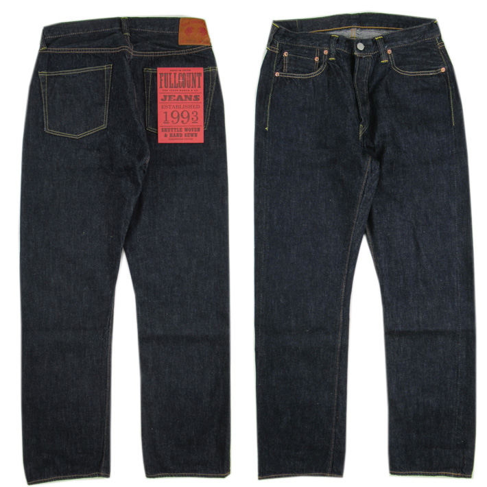 FULLCOUNT フルカウント 1101SS 11.5oz STRAIGHT DENIM(Super Smooth) ジーンズ ワンウォッシュ :  fullcount-1101ss : カジュアルショップ JOE - 通販 - Yahoo!ショッピング