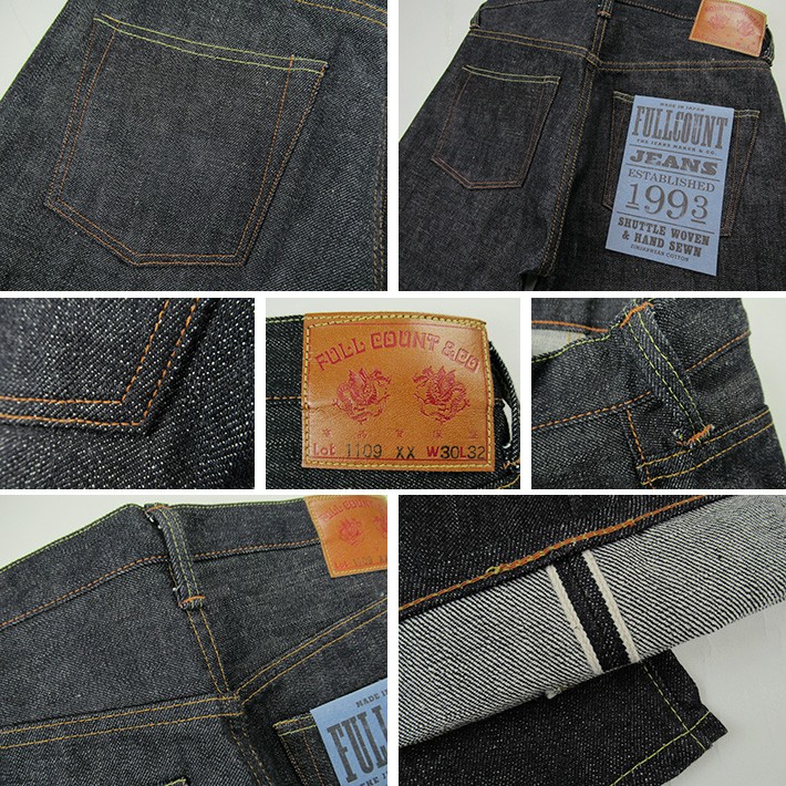 FULLCOUNT（フルカウント） 1109XX 15.5oz FULLCOUNT 1109XX SLIM