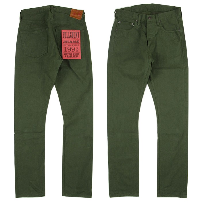 FULLCOUNT（フルカウント） 1110CN TAPERED SELVEDGE CHINO