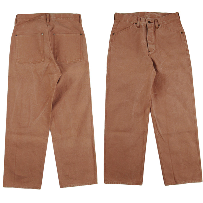 nerudesignworks/H.A.K.U 柿渋染めハンズフリーワークパンツ nerudesignworks/H.A.K.U 柿渋染めハンズフリーワークパンツ