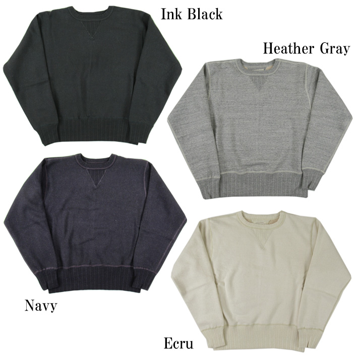 FULLCOUNT（フルカウント） スウェットシャツ DOUBLE V SET IN SLEEVE 