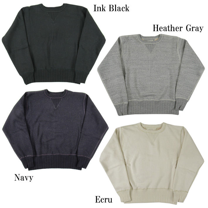 FULLCOUNT（フルカウント） スウェットシャツ DOUBLE V SET IN SLEEVE