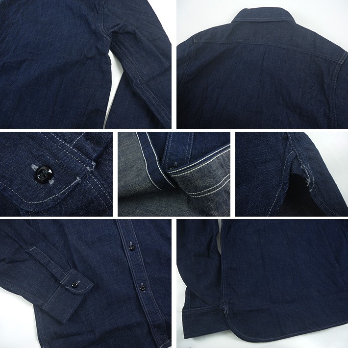FULLCOUNT（フルカウント） デニムワークシャツ DENIM WORK SHIRTS