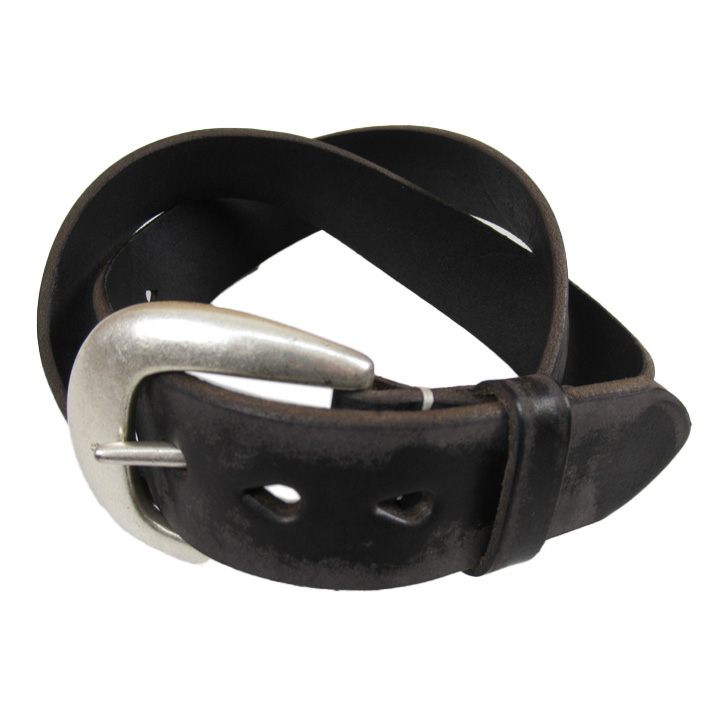 フルカウント ベルト 6210 ブラック FULLCOUNT（フルカウント） ワイルド レザー ベルト : カジュアル