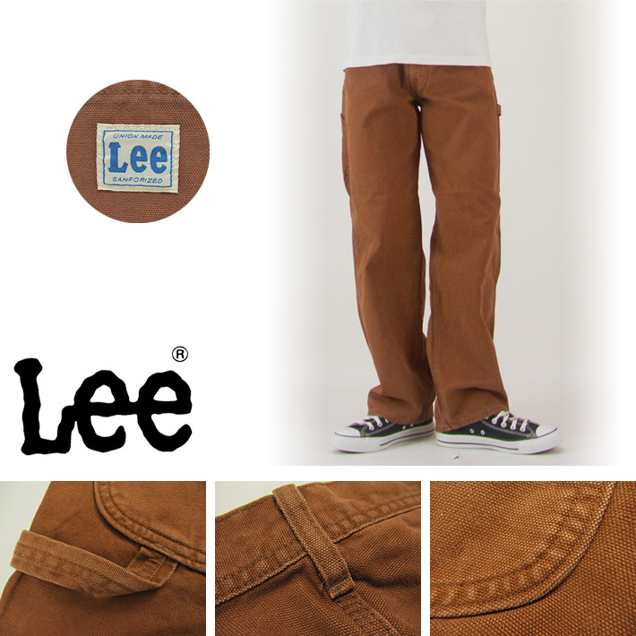 Lee（リー） ペインターパンツ ブラウン DUNGAREES BROWN PAINTER
