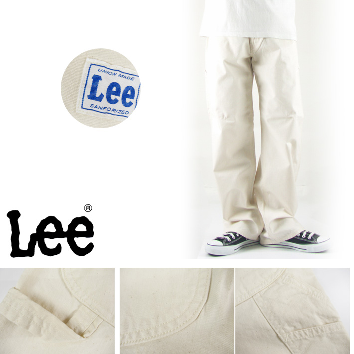 Lee（リー） ペインターパンツ アイボリー DUNGAREES PAINTER PANTS