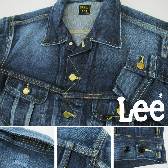 Lee 101J 濃色ブルー AMERICAN RIDERS デニムジャケット LEE