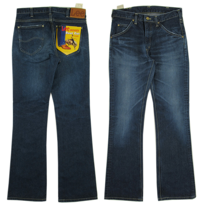 Lee AMERICAN RIDERS 102 BOOT CUT ブーツカット ジーンズ 濃色ブルー...