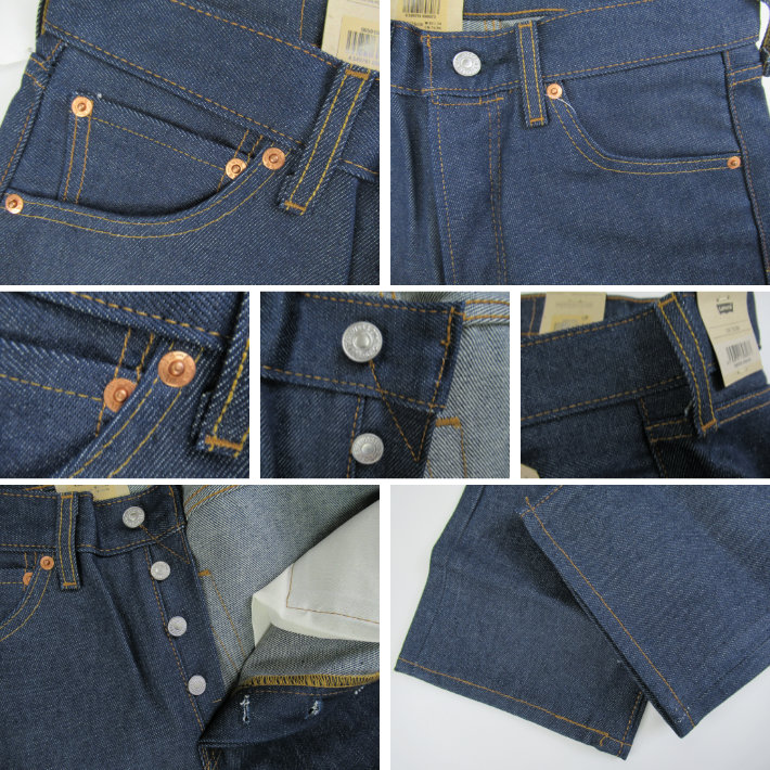 Levi's（リーバイス） 501 リジッド ボタンフライ ストレートジーンズ