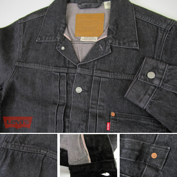 Levi's（リーバイス） ファーストタイプ デニムジャケット ブラック