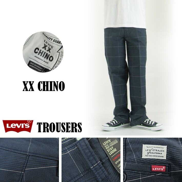 Levi's（リーバイス） チノ ネイビー XX STAY LOOSE CHINO 39352