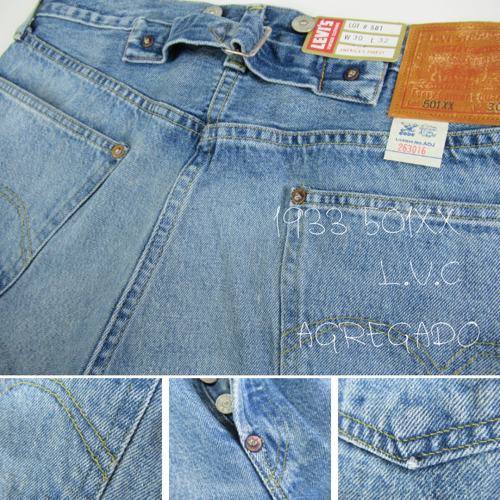 Levi's VINTAGE CLOTHING LEVIS 1933 AGREGADO リーバイス 501XX