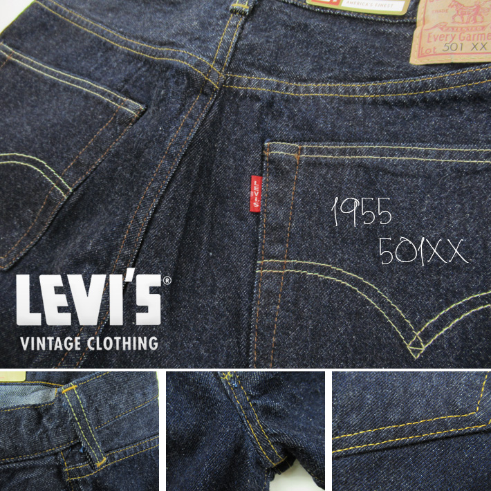 1955年 LEVIS VINTAGE CLOTHING リーバイス 501XX ヴィンテージ 1955年 