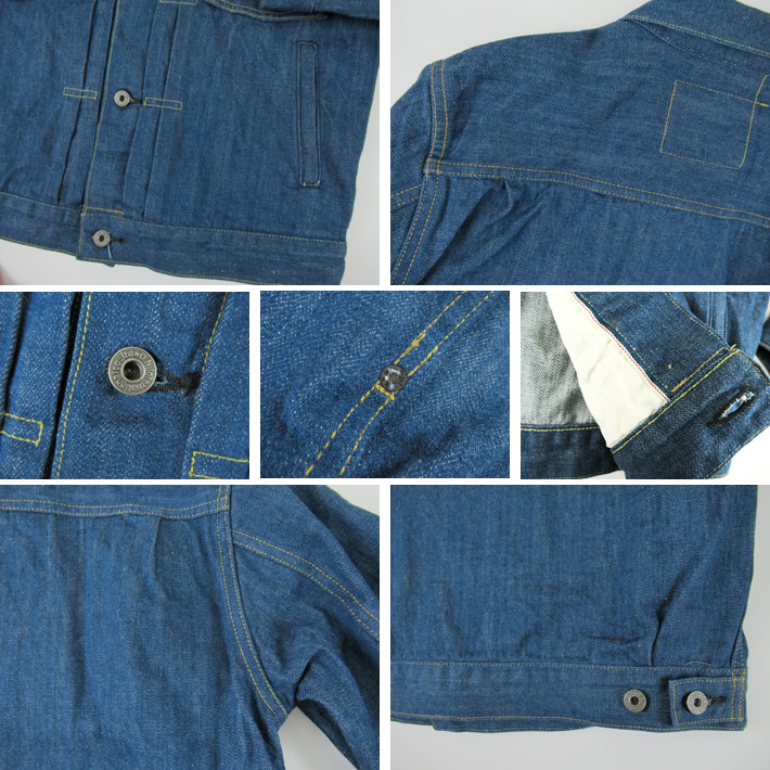 鬼デニム 2nd Type デニムジャケット 13.7oz オールドフェード