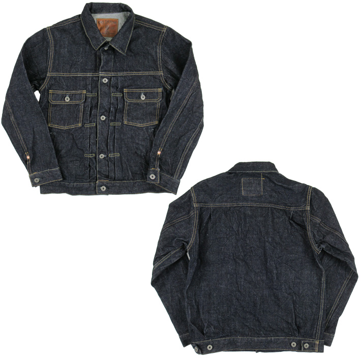 鬼デニム 2nd Type デニムジャケット 15oz ローテンションデニム