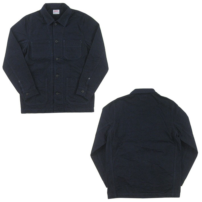 鬼デニム ONI DENIM カバーオールジャケット 硫化ヘヴィーオックス