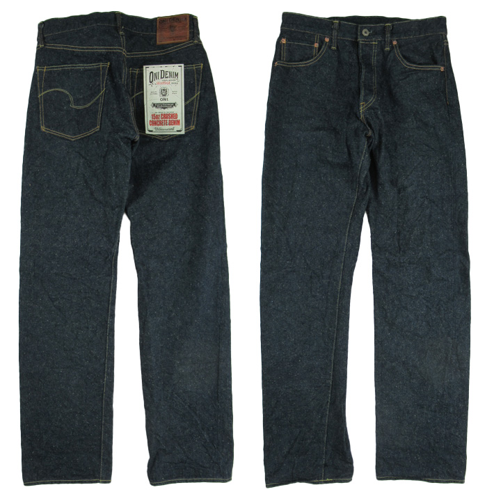 鬼デニム レギュラーストレート 288-CCD−GOLV 15oz クラッシュド