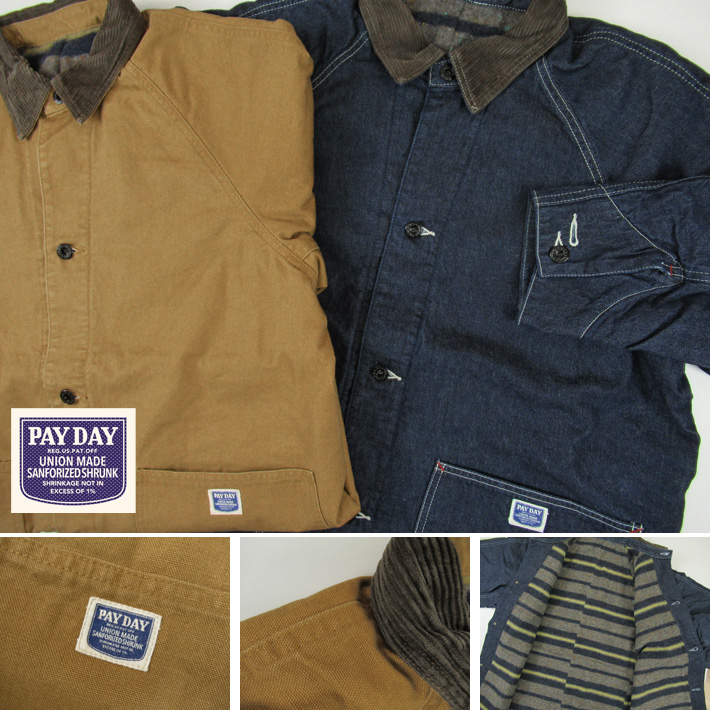 PAYDAY ペイデイ ブランケット カバーオール 40' WWII BLANKET