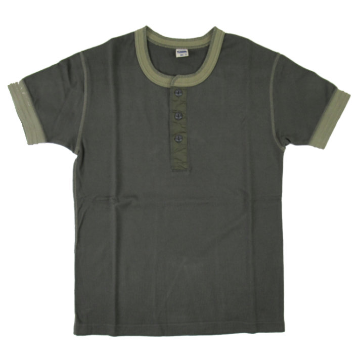 Pherrow's（フェローズ） 半袖 ヘンリーネックTシャツ PCT2-S