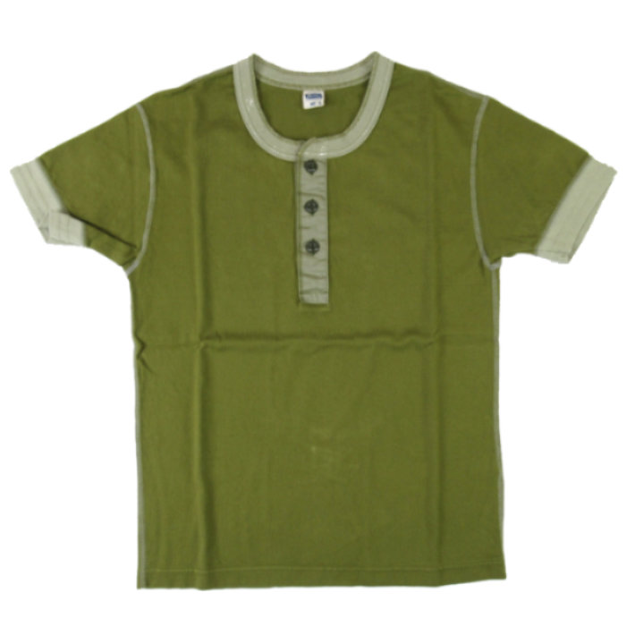 Pherrow's（フェローズ） 半袖 ヘンリーネックTシャツ PCT2-S