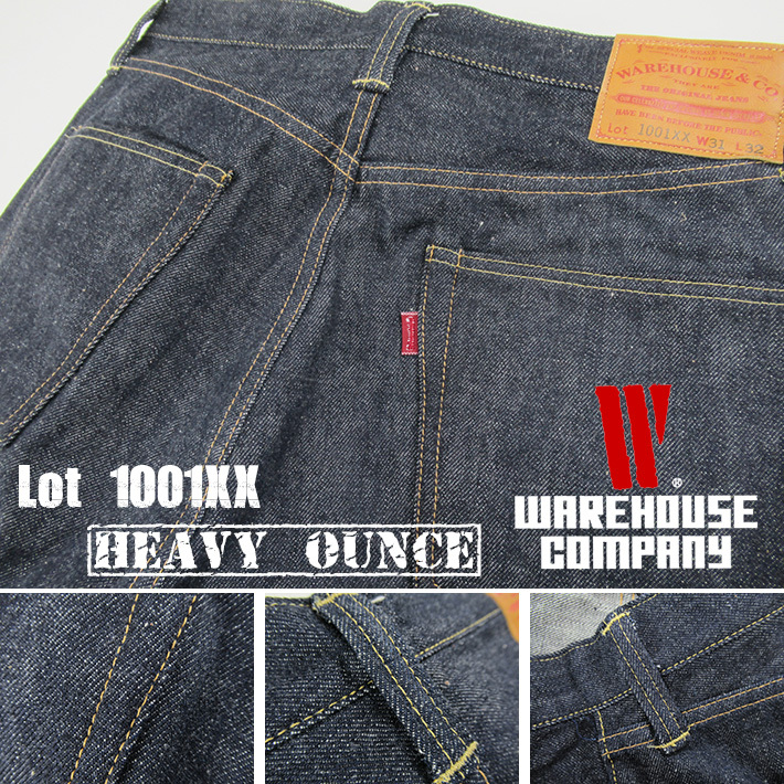ウエアハウス　1001xx 36x32 楽天市場】WAREHOUSE ウエアハウス