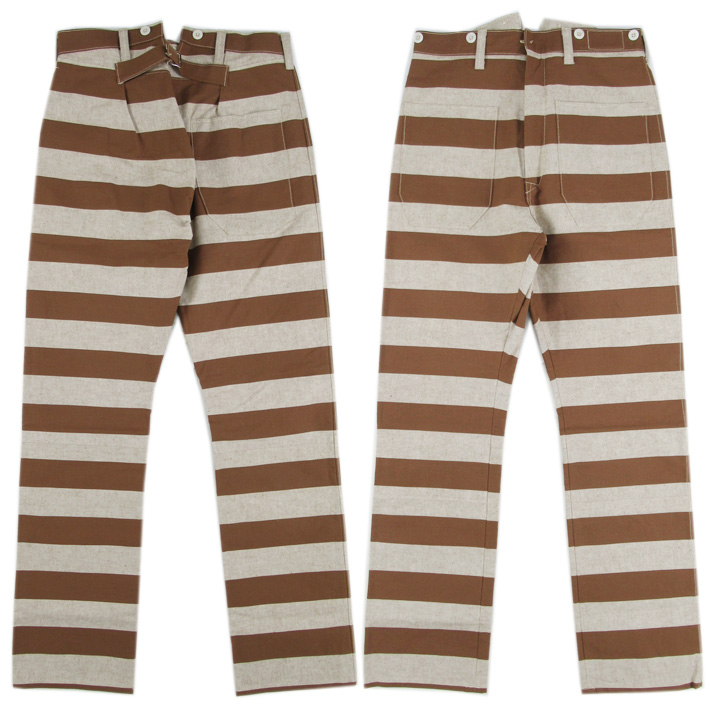 WAREHOUSE（ウエアハウス） Lot 1230 BROWN PRISONER PANTS 