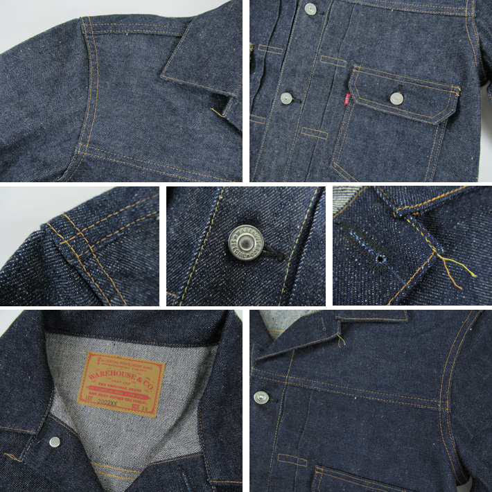 ウエアハウス warehouse 2nd デニムジャケット 2002XX WAREHOUSE（ウエアハウス） Lot 2002XX 2ND TYPE(Early 1960's Paper
