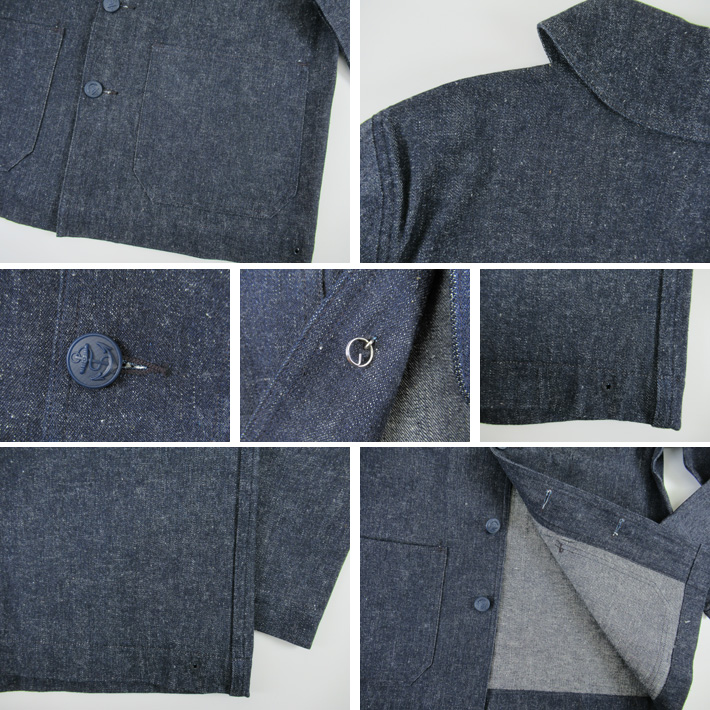 WAREHOUSE（ウエアハウス） Lot 2220 U.S.NAVY SHAWL COLLAR COVERALL