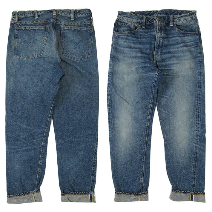 ウエアハウス セコハン　1606 ジップフライ　デニムパンツ　W32 WAREHOUSE ウエアハウス 2ND-HAND Lot.1606 ユーズドウォッシュ(中